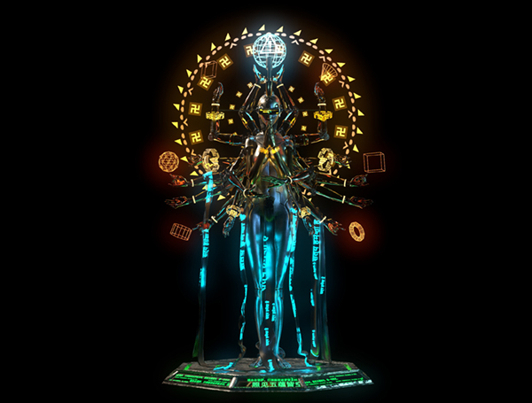賽博朋克-千手觀音